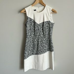 Black and white Judith & Charles shift dress